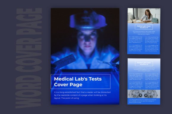 Medical Lab Test Cover Page Template - Digital