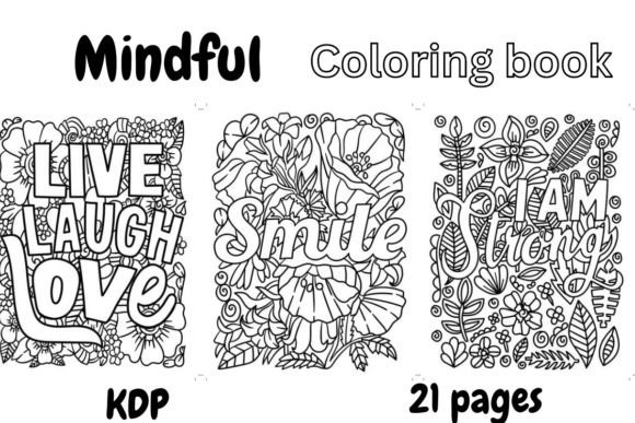 Mindful Coloring Pages for Adults / Kdp