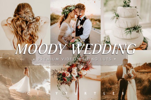 Moody Wedding Film LUTs Video Editing Graphic by CityTurtles · Creative Fabrica
