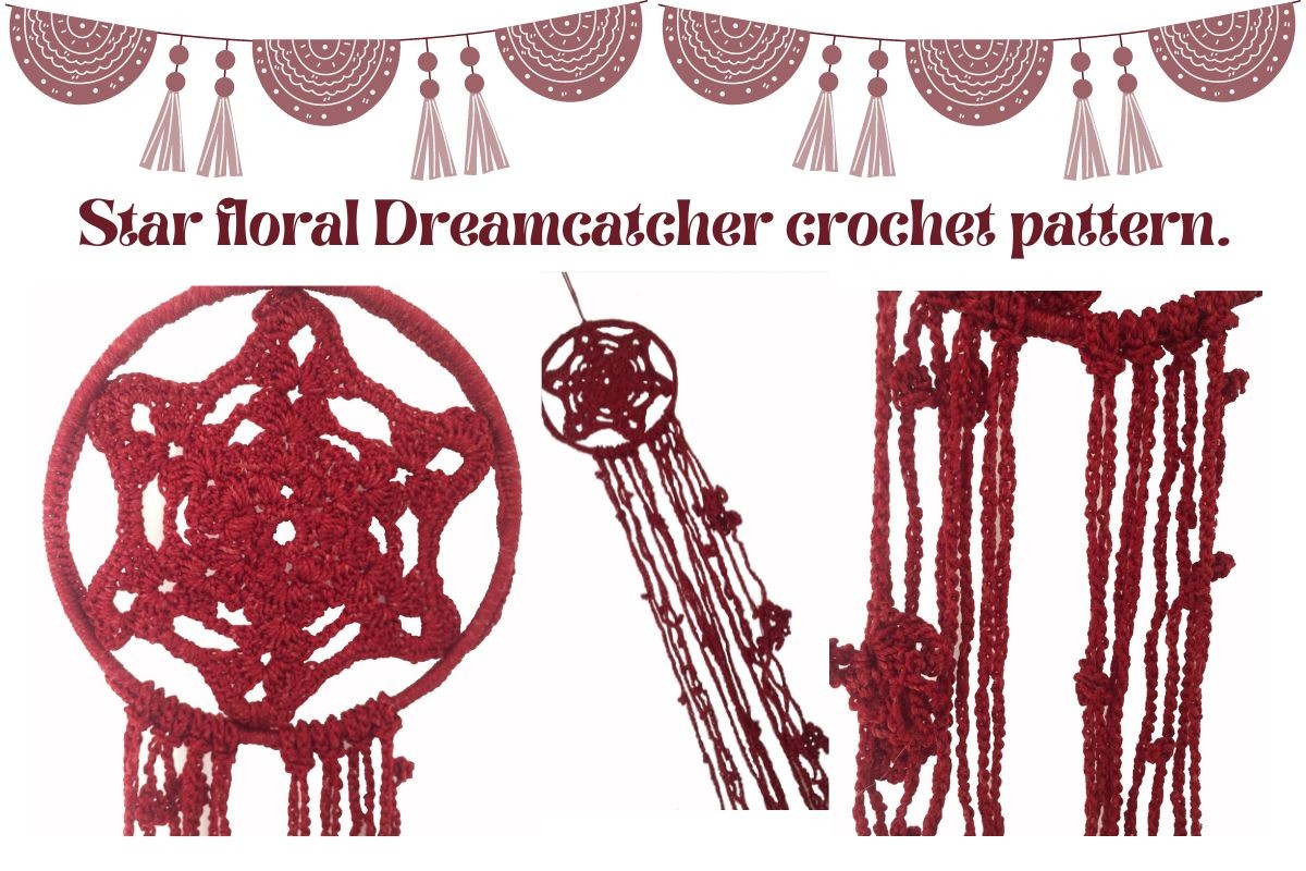 Peace Sign Dream Catcher Macrame Pattern