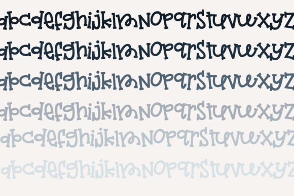 Pinky Toe Font PNG with transparent background - Preview 4