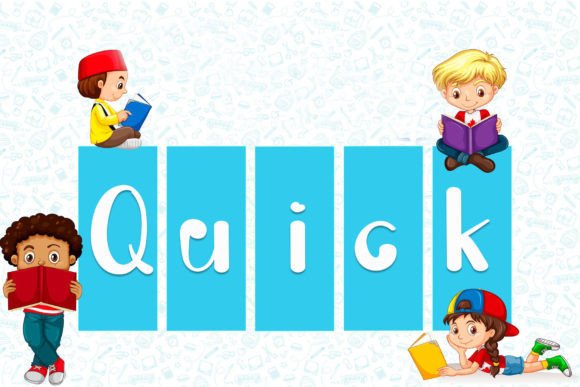 Quick Display Font By GiaLetter