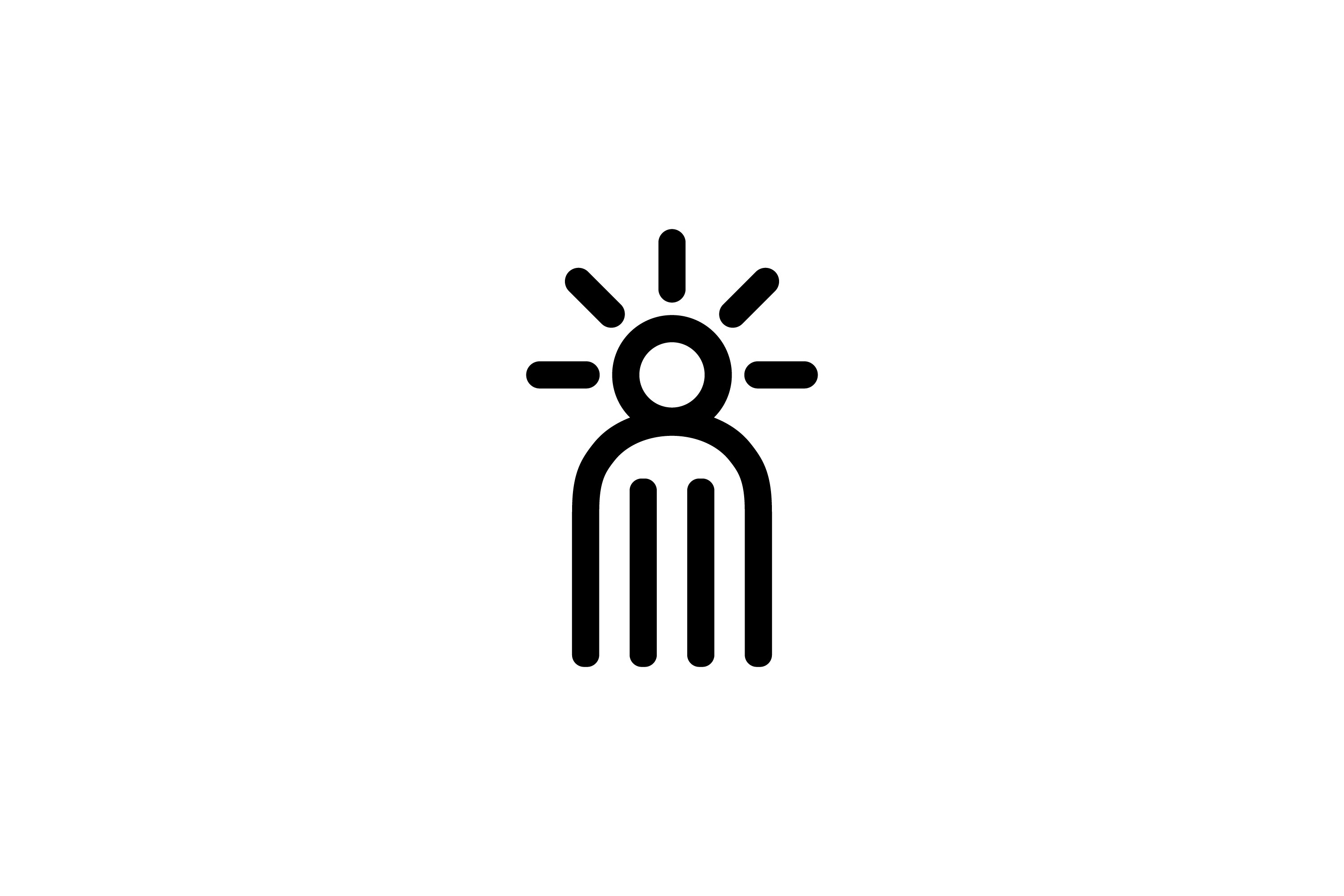 Black White Idea People Fork Think Logo Graphic by onripus · Creative ...