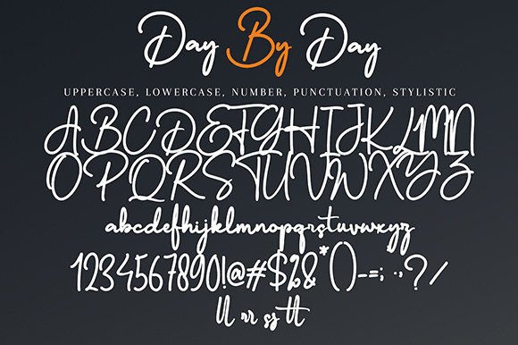 Day by Day Font - Preview 6