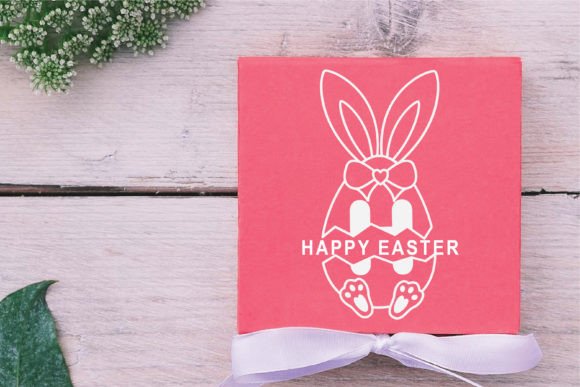 Easter Rabbit Egg Font PNG with transparent background - Preview 2