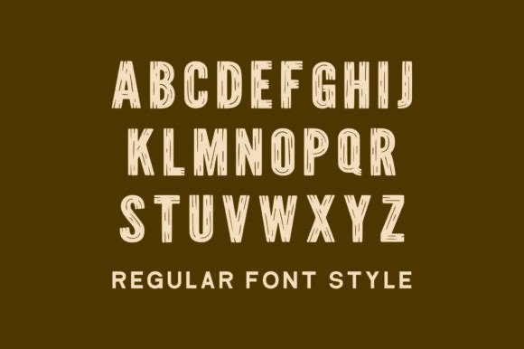 Northleaf Font PNG with transparent background - Preview 1