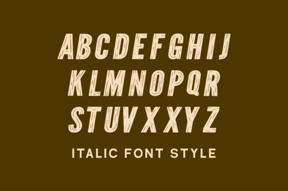 Northleaf Font PNG with transparent background - Preview 2