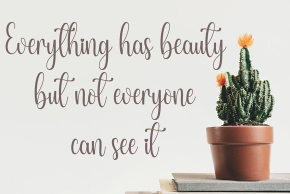 Beautiful Font - Preview 3