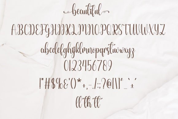 Beautiful Font - Preview 5