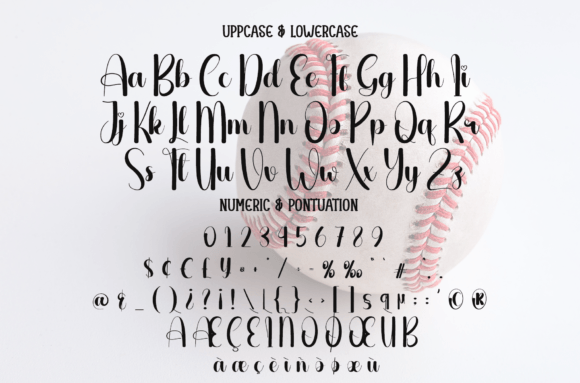 Baseball Font - Preview 6