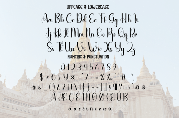 Chart Font - Preview 6