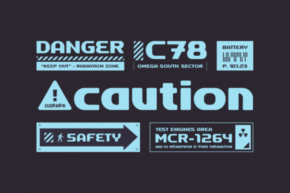Expo Font PNG with transparent background - Preview 3