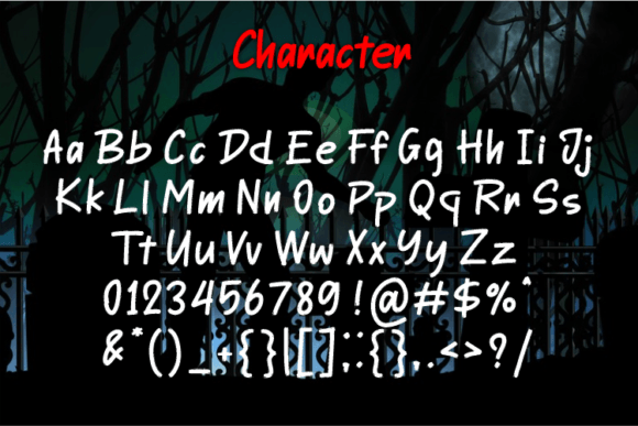 Genderuwo Font - Preview 1