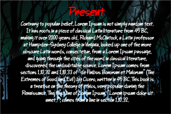 Genderuwo Font - Preview 2