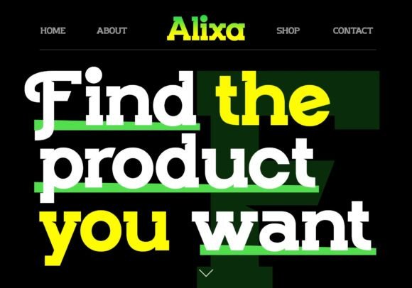 Alixa Font PNG with transparent background - Preview 1