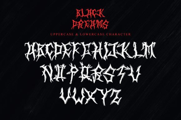 Black Dreams Font - Preview 5