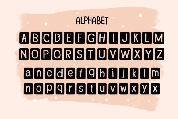 Black Mini Card Font - Preview 1