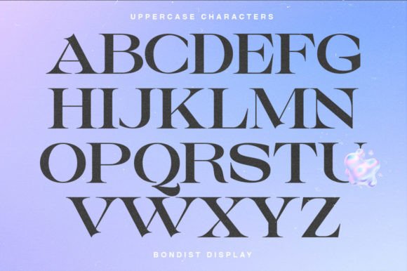 Bondist Display Font - Preview 1