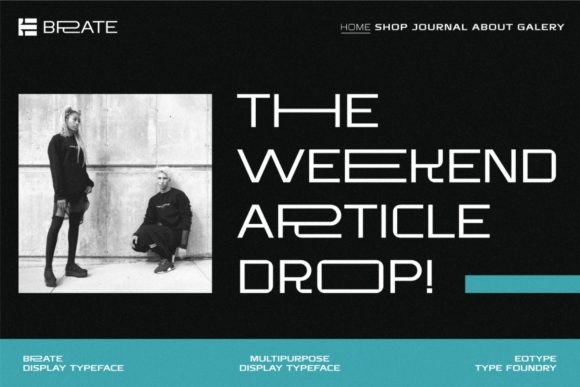 Brate Font - Preview 1