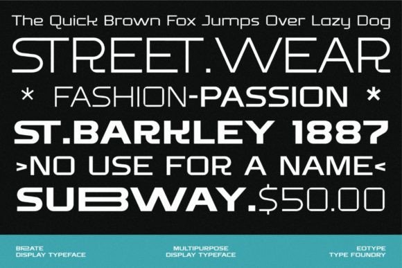 Brate Font - Preview 3