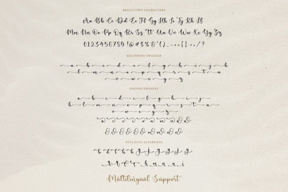 Bregitwon Font - Preview 5