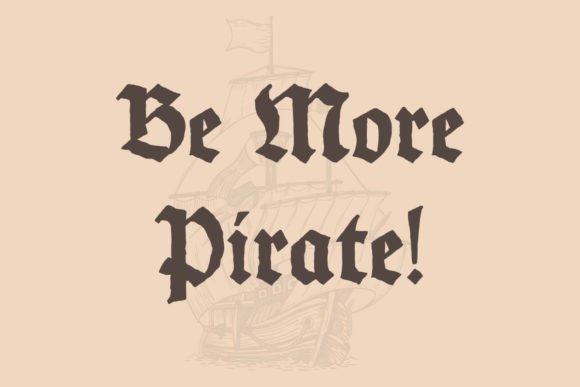 Cap’n Dreadful Font - Preview 1