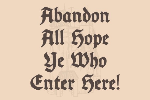 Cap’n Dreadful Font - Preview 3