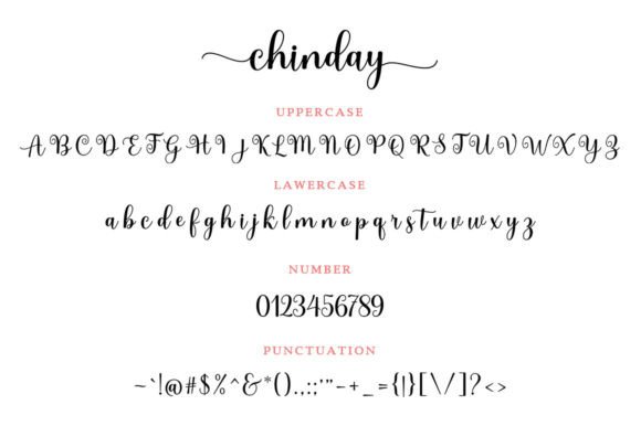 Chinday Font - Preview 3