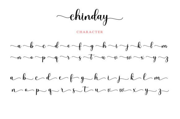 Chinday Font - Preview 4