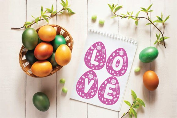 Easter Egg Decorative Font - Preview 2