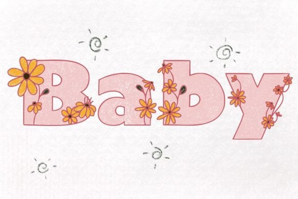 Flowers Font - Preview 4