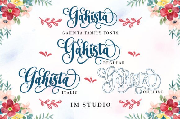 Gahista Font - Preview 3