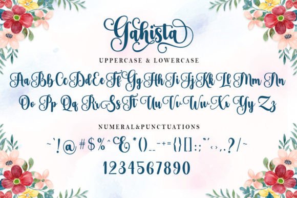 Gahista Font - Preview 5