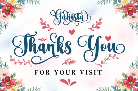 Gahista Font - Preview 6