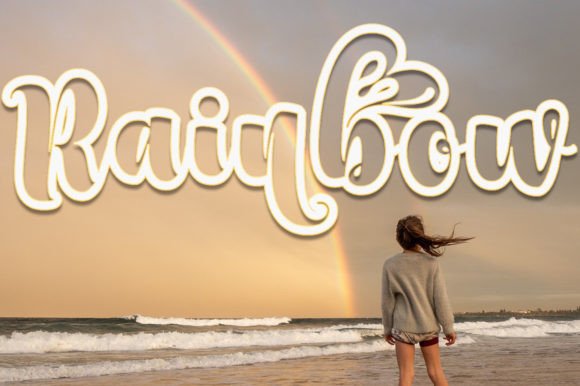 Glow Font - Preview 1