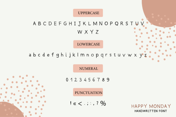 Happy Monday Font - Preview 1
