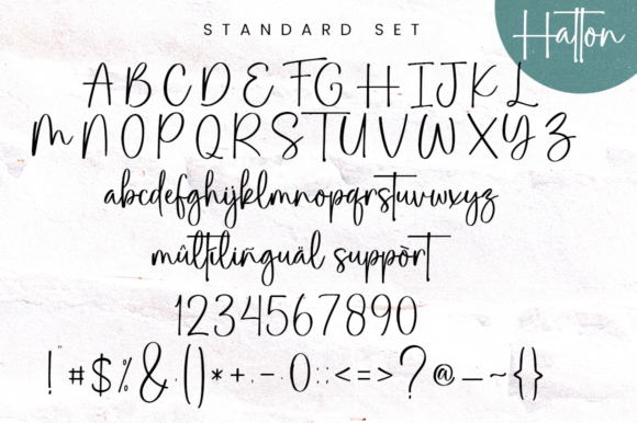 Hatton Font - Preview 1