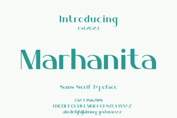 Marhanita Sans Serif Font By maikofarazhatta