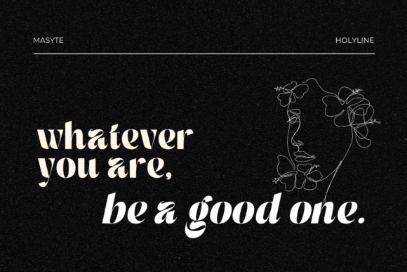 Masyte Font PNG with transparent background - Preview 4