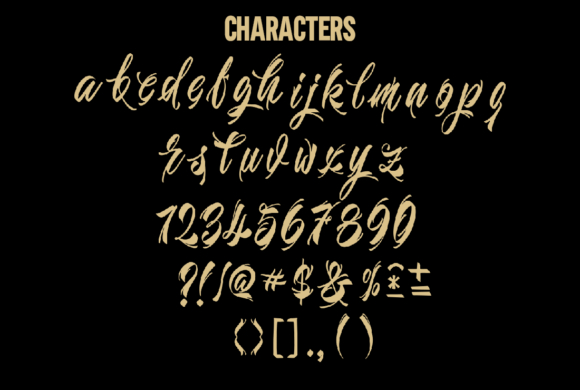 Meaningful Tattoo Font PNG with transparent background - Preview 2