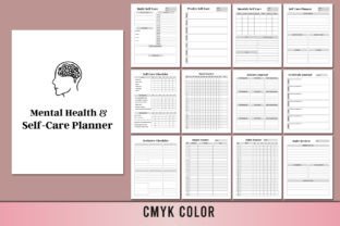 Mental Health & Self-Care Planner Canva Graphic by Shumaya · Creative ...