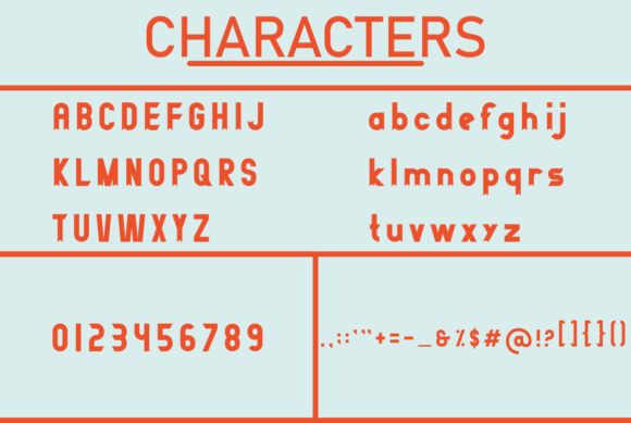 Panoram Font PNG with transparent background - Preview 2