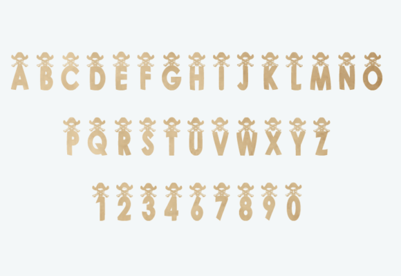 Pirat Skull Font PNG with transparent background - Preview 3