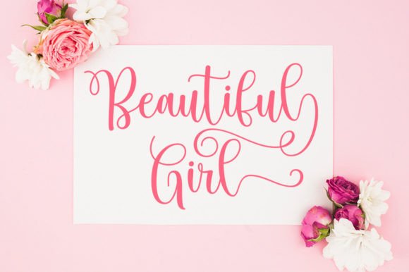 Queen Sanata Font PNG with transparent background - Preview 5