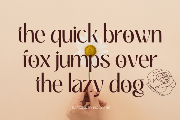 Rafgins Font PNG with transparent background - Preview 5