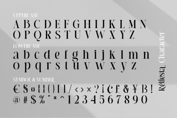 Reliesta Font PNG with transparent background - Preview 6
