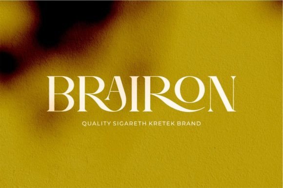 Royale Brone Font PNG with transparent background - Preview 2