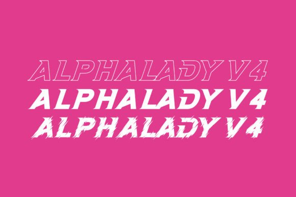 Alpha Lady Font - Preview 3