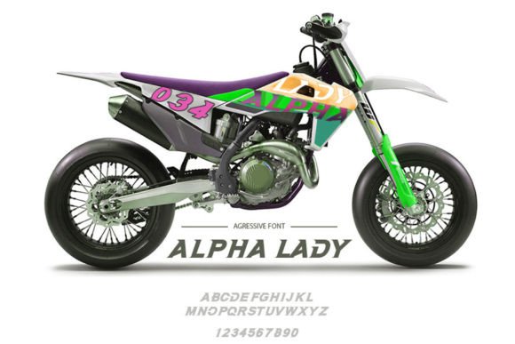 Alpha Lady Font - Preview 4