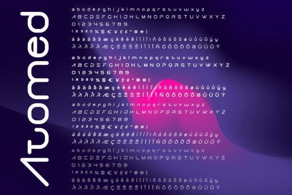 Atomed Font - Preview 4